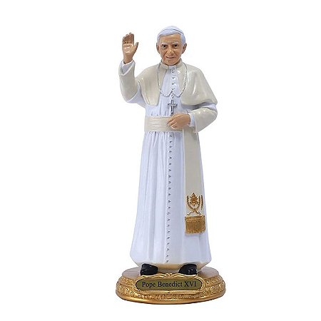 Papa Bento XVI em Resina 21,1 cm