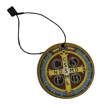 Aromatizante da Medalha de São Bento cheiro Black
