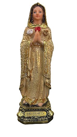 Imagem de Resina de Maria Rosa Mística — 20 cm