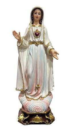 Imagem de Resina do Imaculado Coração de Maria — 20 cm