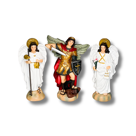 Kit 3 Arcanjos - 9cm