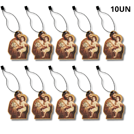 Kit 10 Aromatizante de São José - Aroma Chiclete