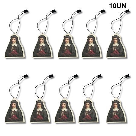 Kit 10 Aromatizante de Santa Rita - Aroma Limão