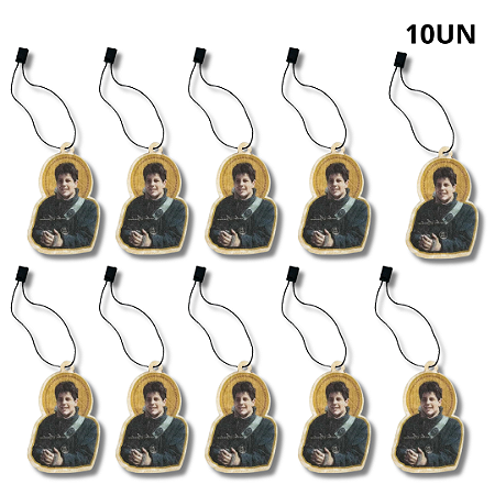 Kit 10 Aromatizante de São Carlo Acutis - Aroma Chiclete