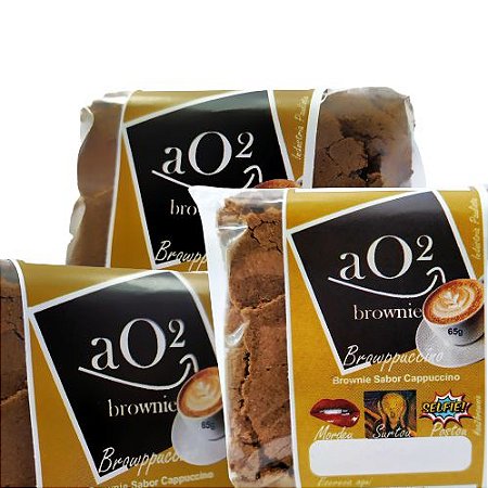 KIT CAFEZIN - 10 Brownies Cappuccino 65g