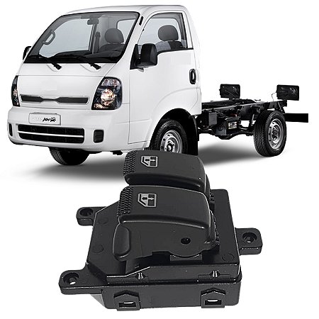 Botão Vidro Elétrico Hyundai HR Kia Bongo 2005/... - Lado Esquerdo