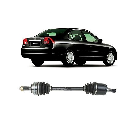 Semi Eixo Direito Honda Civic 1.7 16v 2001 a 2006 Câmbio Automático