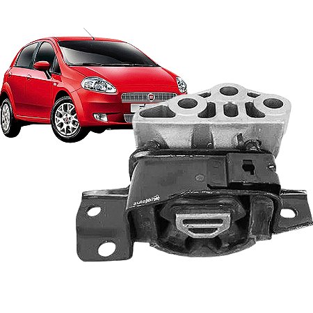 Coxim Motor Punto 1.4 8V 2008 a 2012 Lado Direito