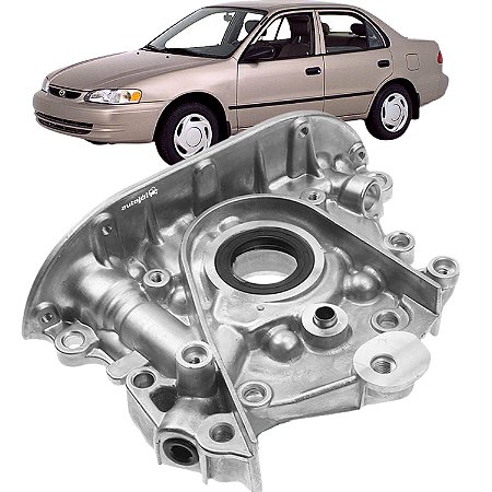 Bomba Óleo Corolla 1.8 16V 1992 a 2001 Motor 7AFE - Sem Furo Sensor Rotação