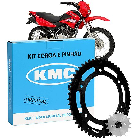 Kit Coroa Pinhão Bros 125 2003 2004 2005 Aço 1045 KMC PRO