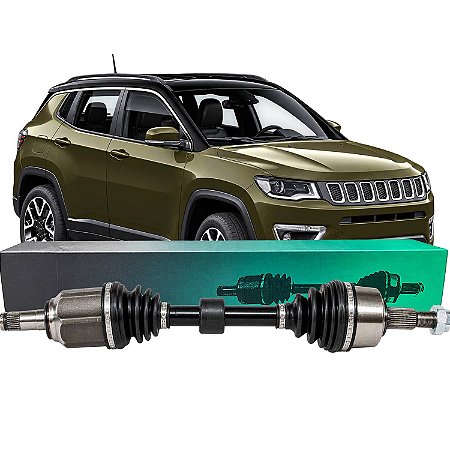 Semi Eixo Compass 2.0 Flex 4X2 2016 a 2021 Lado Esquerdo - Câmbio Automático