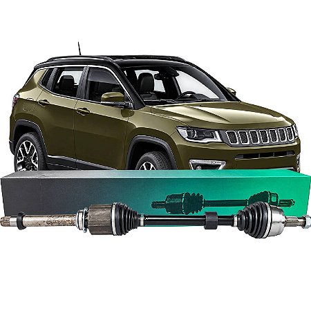 Semi Eixo Compass 2.0 Flex 4X2 2016 a 2021 Lado Direito - Câmbio Automático