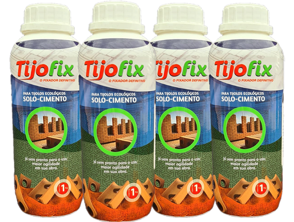 TIJOFIX Super cola para tijolos ecológicos 4 x 1 Litro