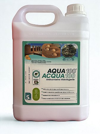AQUA100 - Hidrofugante base água - 5 KG