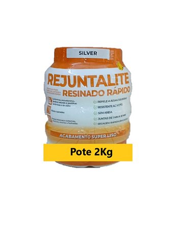 REJUNTALITE RESINADO SILVER 2KG