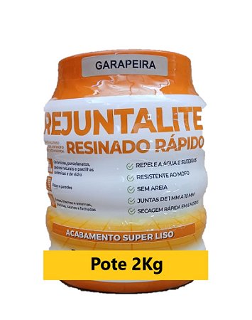 REJUNTALITE RESINADO GARAPEIRA 2KG
