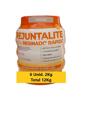 REJUNTALITE RESINADO FAGUS 6x2KG