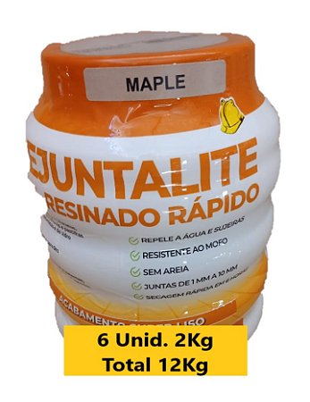 REJUNTALITE RESINADO MAPLE 6x2KG