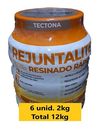 REJUNTALITE RESINADO TECTONA 6x2KG
