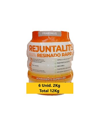 REJUNTALITE RESINADO FRAXINUS 6x2KG