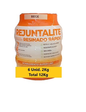 REJUNTALITE RESINADO BEGE 6x2KG