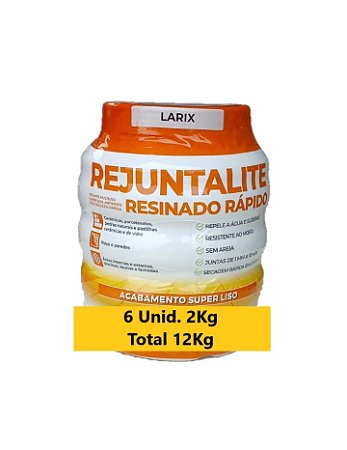 REJUNTALITE RESINADO LARIX 6x2KG
