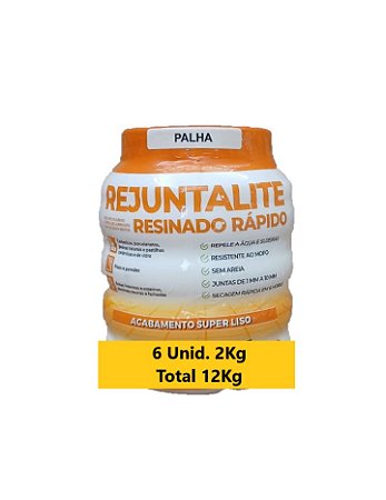 REJUNTALITE RESINADO PALHA 6x2KG
