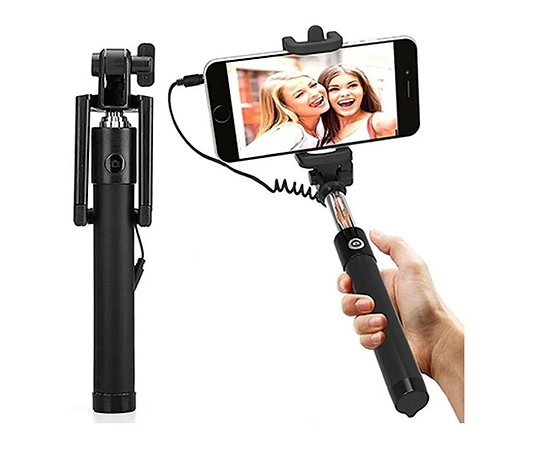 Bastão Pau Selfie Foto Vídeo Youtube Tiktok Retrátil Celular
