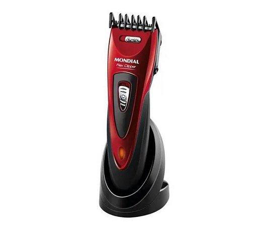 Cortador de cabelo Mondial Flex Clipper CR-04 vermelho 100V/240V