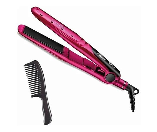 Chapinha de cabelo Mondial Chrome Pink P-19 rosa 110V/220V