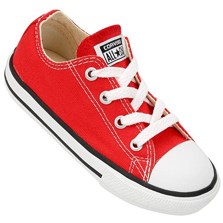 all star baby vermelho