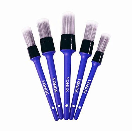 KIT 5 PINCÉIS PARA DETALHAMENTO INTERNO - VONIXX