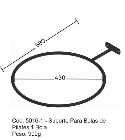 Suporte para Bola de Pilates Stark Fitness