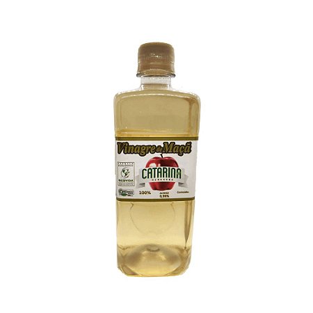 Vinagre de Maçã 100% Orgânico 600ml - Catarina