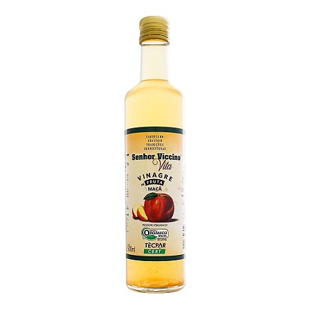 Vinagre de Maçã Orgânico 500ml - Senhor Viccino