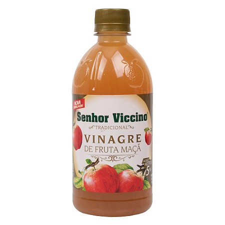Vinagre de Maçã Tradicional 500ml - Senhor Viccino