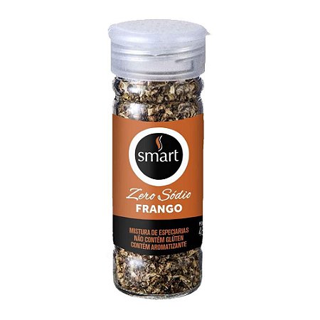 Tempero Zero Sódio Frango 48gr - Smart