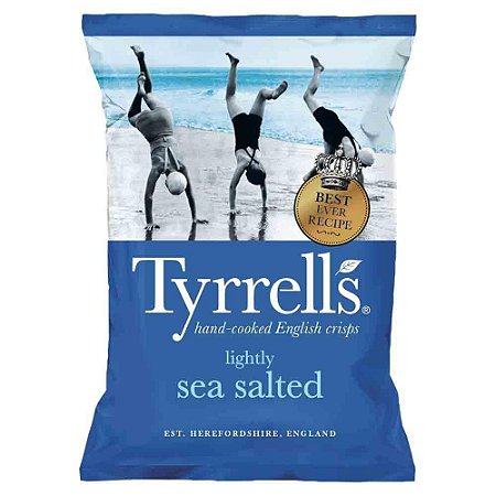 Batata Chips Sal Marinho 150gr - Tyrrells