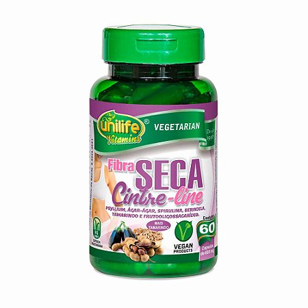 Fibra Seca 600mg 60 cáps - Unilife