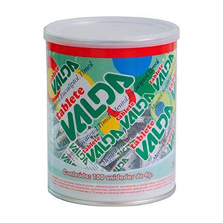 Valda Tabletes (Pote 100 unidades) - Valda