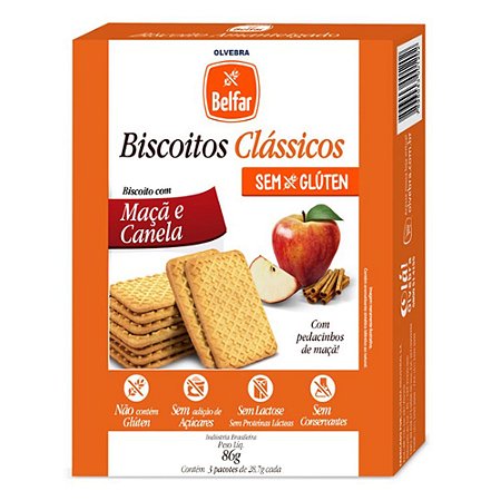 Biscoito sem Glúten 86gr - Belfar