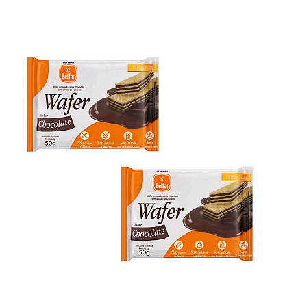 2uni Wafer sem Glúten 50gr  - Belfar