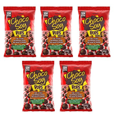 5uni Pops Zero 40gr - Chocosoy