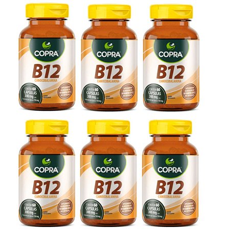 Kit 6uni Vitamina B12 60 cáps - Copra