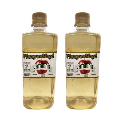Kit 2uni Vinagre de Maçã 100% Orgânico 600ml - Catarina