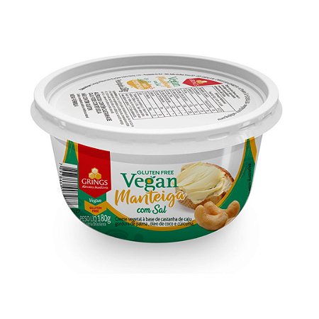 Vegan Manteiga 180g - Grings