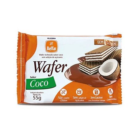 Belfar Wafer Coco 55g - Belfar
