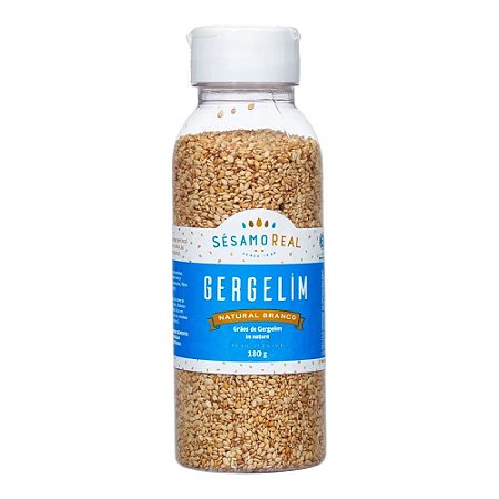 Gergelim Natural Branco 180g - Sesamo Real