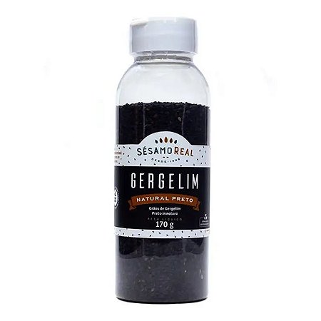Gergelim Natural Preto 170g - Sesamo Real
