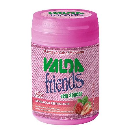 Valda Friends Morango Pote 50g - Valda